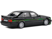 1994 BMW E34 Alpina B10 BiTurbo Black Metallic with Green Graphics 1/43 Diecast Model Car by Solido image 4