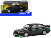 1994 BMW E34 Alpina B10 BiTurbo Black Metallic with Green Graphics 1/43 Diecast Model Car by Solido image 5