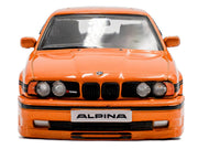 1994 BMW E34 Alpina B10 BiTurbo Orange Metallic with Black Stripes 1/43 Diecast Model Car by Solido image 5