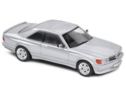 1990 Mercedes-Benz 560 SEC AMG WideBody Silver Metallic 1/43 Diecast Model Car by Solido image 3