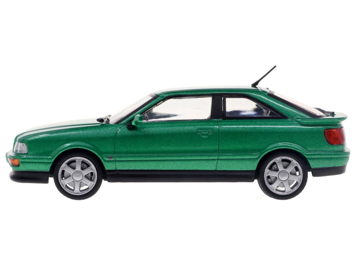1994 Audi Coupe S2 Cricket Green Metallic 1/43 Diecast Model Car by Solido image 2