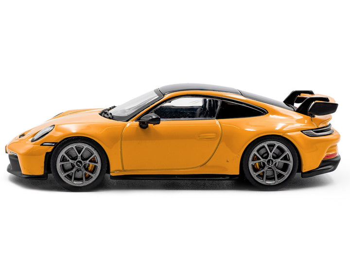 2023 Porsche 911 (992) GT3 Signal Yellow with Black Top 1/43 Diecast Model Car by Solido image 2