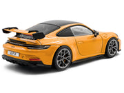 2023 Porsche 911 (992) GT3 Signal Yellow with Black Top 1/43 Diecast Model Car by Solido image 3