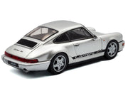 1994 Porsche 911 (964) RS Silver Metallic with Black Stripes 1/43 Diecast Model Car by Solido image 3
