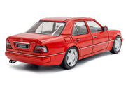 1994 Mercedes-Benz (W124) E60 AMG Signal Red 1/43 Diecast Model Car by Solido image 3