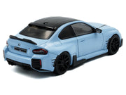 2023 BMW M2 M Performance Zandvoort Blue with Black Top 1/43 Diecast Model Car by Solido image 3