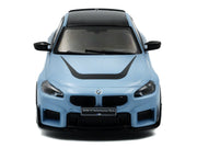 2023 BMW M2 M Performance Zandvoort Blue with Black Top 1/43 Diecast Model Car by Solido image 4