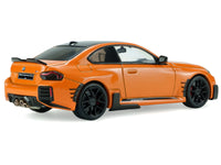 2024 BMW M2 M Performance Papaya Orange Metallic with Black Top 1/43 Diecast Model Car by Solido image 3