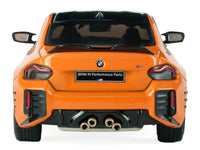 2024 BMW M2 M Performance Papaya Orange Metallic with Black Top 1/43 Diecast Model Car by Solido image 5