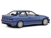 1999 BMW E36 M3 Coupe Estoril Blue Metallic 1/43 Diecast Model Car by Solido image 2