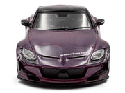 2022 Nissan Pandem Fairlady Z RHD (Right Hand Drive) Purple Metallic with Black Top 1/43 Diecast Model Car by Solido image 4