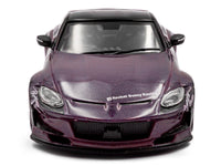 2022 Nissan Pandem Fairlady Z RHD (Right Hand Drive) Purple Metallic with Black Top 1/43 Diecast Model Car by Solido image 4