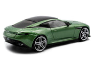 2023 Aston Martin DB12 Coupe Iridescent Emerald Metallic with Black Top 1/43 Diecast Model Car by Solido image 3
