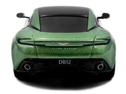 2023 Aston Martin DB12 Coupe Iridescent Emerald Metallic with Black Top 1/43 Diecast Model Car by Solido image 5