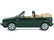 1992 Volkswagen Golf Cabrio Classic Line Classic Green Metallic 1/43 Diecast Model Car by Solido image 2