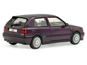 1994 Volkswagen Golf MKIII VR6 Purple Metallic 1/43 Diecast Model Car by Solido image 3