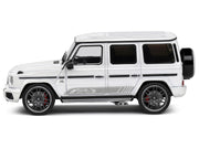 2022 Mercedes-Benz AMG G63 Diamond White Metallic with Graphics 1/43 Diecast Model Car by Solido image 2