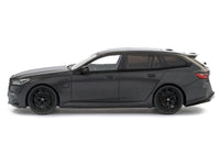 2024 BMW M5 Touring Frozen Deep Gray Metallic with Black Top 1/43 Diecast Model Car by Solido image 2