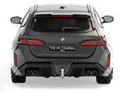 2024 BMW M5 Touring Frozen Deep Gray Metallic with Black Top 1/43 Diecast Model Car by Solido image 5
