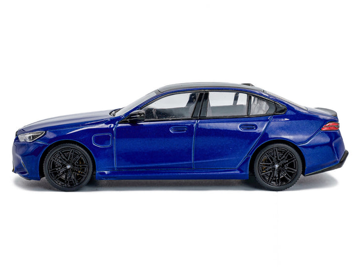 2024 BMW M5 Sedan Marina Bay Blue Metallic with Black Top 1/43 Diecast Model Car by Solido image 2