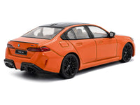 2024 BMW M5 Sedan Fire Orange III with Black Top 1/43 Diecast Model Car by Solido image 3