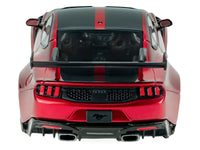 2025 Ford Mustang GTD Chroma Flame Red Metallic with Black Stripes 1/43 Diecast Model Car by Solido image 5