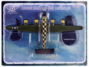 Consolidated B-24D Liberator Aircraft "You Cawn't Miss It 448th Bombardment Group 8th Air Force" (1944) British Royal Air Force 1/144 Diecast Model Airplane by Mitos Del Aire