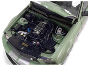 2007 Ford Shelby GT500 Lime Green Metallic with Silver Stripes "Shelby Collectibles" Series 1/18 Diecast Model Car by ACME image 3