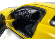 2007 Ford Shelby GT500 Yellow with Silver Stripes "Shelby Collectibles" Series 1/18 Diecast Model Car by ACME image 4