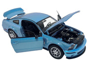 2007 Ford Shelby GT500 Windveil Blue Metallic "Shelby Collectibles" Series 1/18 Diecast Model Car by ACME image 2