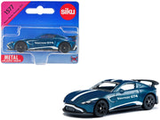 Aston Martin Vantage GT4 Blue Metallic with White Stripes Diecast Model Car by Siku image 4