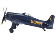 Grumman F8F Bearcat Fighter Aircraft "Blue Angels #2" (1946) United States Navy "SkyMax Models" Series 1/72 Diecast Model by Hobby Master image 3