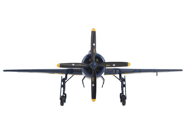 Grumman F8F Bearcat Fighter Aircraft "Blue Angels (#1-5 decals)" (1946) United States Navy "SkyMax Models" Series 1/72 Diecast Model by Hobby Master