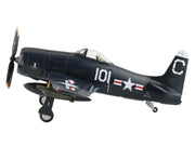 Grumman F8F-2 Bearcats Fighter Aircraft "121717 VF-61 Jolly Rogers" (1949) United States Navy "SkyMax Flying Heroes" Series 1/72 Diecast Model by Hobby Master image 2
