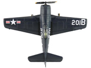 Grumman F8F-2P Bearcats Fighter Aircraft "121714 Duxford (Restored Plane)" (2014) United States Navy "SkyMax Flying Heroes" 1/72 Diecast Model by Hobby Master image 4