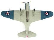 Douglas TBD-1 Devastator Bomber Aircraft "Lt. Cdr. James Brett VT-2 USS Lexington" (1942) United States Navy "SkyMax Models" Series 1/72 Diecast Model by Hobby Master image 2