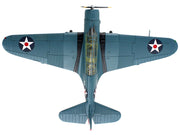 Douglas TBD-1 Devastator Bomber Aircraft "Lt. Cdr. James Brett VT-2 USS Lexington" (1942) United States Navy "SkyMax Models" Series 1/72 Diecast Model by Hobby Master image 3