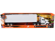 International LoneStar Truck with Dry Goods Trailer White "Long Haul Truckers" Series 1/43 Diecast Model by New Ray image 3