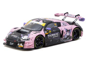 Audi R8 LMS GT3 evo II #10 Adderly Fong "Uno Racing Team - Kuromi" "Macau GT Cup - FIA GT World Cup" (2024) with A4 Poster "Hobby43" Series 1/43 Diecast Model Car by Tarmac Works image 2
