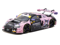 Audi R8 LMS GT3 evo II #10 Adderly Fong "Uno Racing Team - Kuromi" "Macau GT Cup - FIA GT World Cup" (2024) with A4 Poster "Hobby43" Series 1/43 Diecast Model Car by Tarmac Works image 2