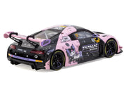 Audi R8 LMS GT3 evo II #10 Adderly Fong "Uno Racing Team - Kuromi" "Macau GT Cup - FIA GT World Cup" (2024) with A4 Poster "Hobby43" Series 1/43 Diecast Model Car by Tarmac Works image 3