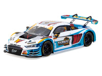 Audi R8 LMS GT3 evo II #30 James Yu "Uno Racing Team" "Macau GT Cup - FIA GT World Cup" (2024) with A4 Poster "Hobby43" Series 1/43 Diecast Model Car by Tarmac Works image 2