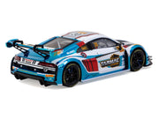 Audi R8 LMS GT3 evo II #30 James Yu "Uno Racing Team" "Macau GT Cup - FIA GT World Cup" (2024) with A4 Poster "Hobby43" Series 1/43 Diecast Model Car by Tarmac Works image 3