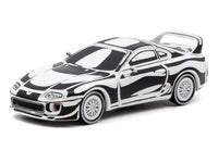 Tarmac Works Toyota Supra Joshua Vides black white 1:64 T64-011-JV, product image 2
