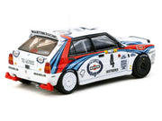 Lancia Delta HF Integrale #4 Didier Auriol - Bernard Occelli "Martini Racing" Winner "Monte Carlo Rally" (1992) "Hobby64" Series 1/64 Diecast Model Car by Tarmac Works image 3