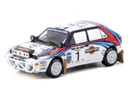 Lancia Delta HF Integrale #1 Juha Kankkunen - Juha Piironen "Martini Racing" 2nd Place "Safari Rally" (1992) "Hobby64" Series 1/64 Diecast Model Car by Tarmac Works image 2