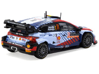 Hyundai i20 N Rally1 Hybrid #11 Thierry Neuville - Martijn Wydaeghe Winner "Rallye Monte-Carlo" (2024) "Hobby64" Series 1/64 Diecast Model by Tarmac Works image 3