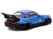RWB 993 RHD (Right Hand Drive) #10 "Tarmac Works 10th Anniversary" Blue Metallic "Hobby64" Series 1/64 Diecast Model Car by Tarmac Works image 3