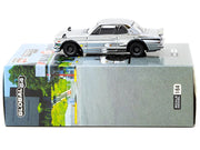Nissan Skyline HT 2000GT-R RHD (Right Hand Drive) Silver Chrome "Japan Special Edition" "Global64" Series 1/64 Diecast Model Car by Tarmac Works image 2