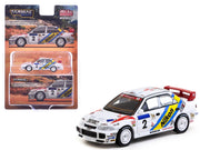 Mitsubishi Lancer Evolution III #2 Kenneth Eriksson - Staffan Parmander Winner "Hong Kong-Beijing Rally" (1995) "Global64" Series 1/64 Diecast Model by Tarmac Works image 2